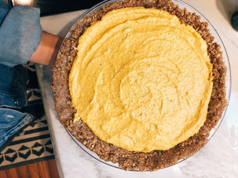 Healthy Pumpkin Pie Processed with VSCO with e2 preset